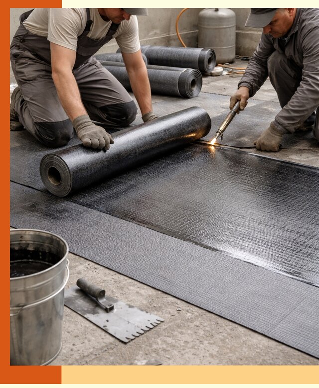 Монтаж гидроизоляционной мембраны в Великих Луках для зданий и конструкций