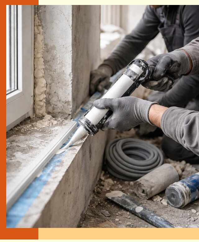 Герметизация стыков и примыканий зданий в Великих Луках