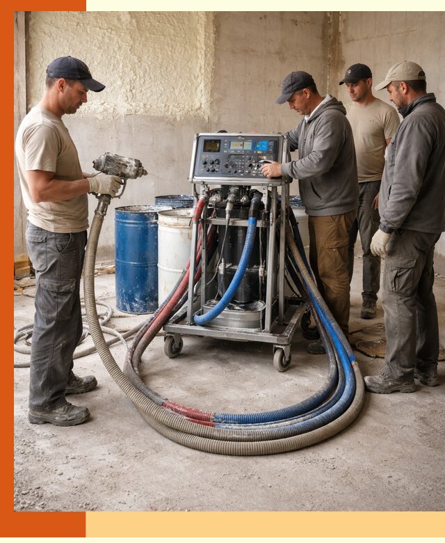 Аренда установки для напыления ППУ в Великих Луках на выгодных условиях